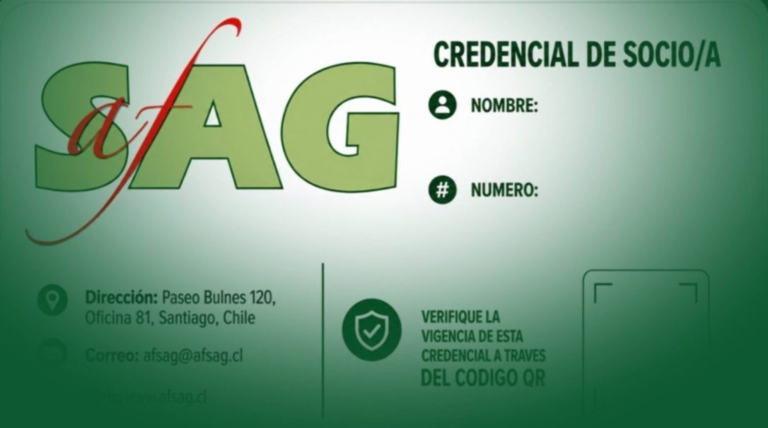 Credencial de socia y socio AFSAG